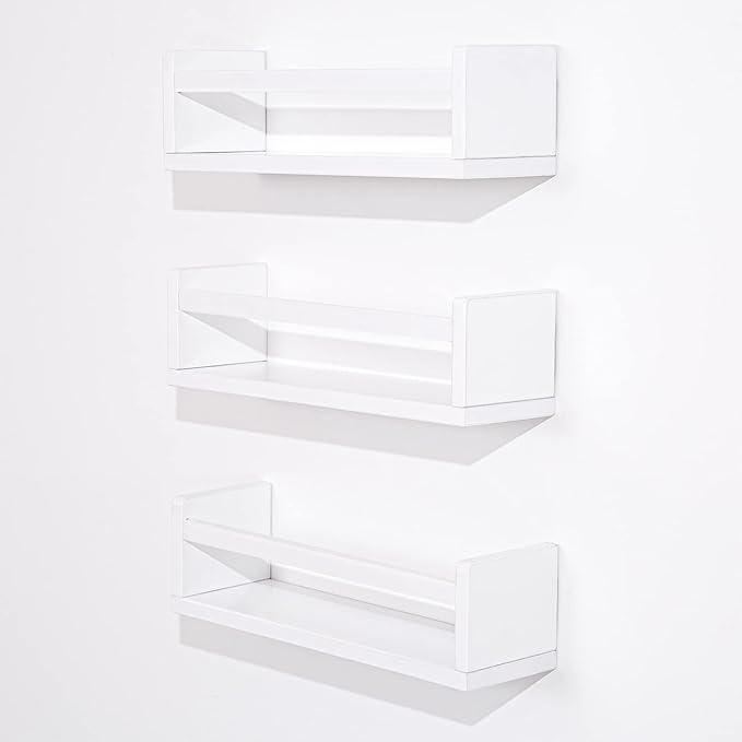 AZSKY Floating Bookshelf for Kids Room, Kitchen Spice Rack, Book Shelf Photo