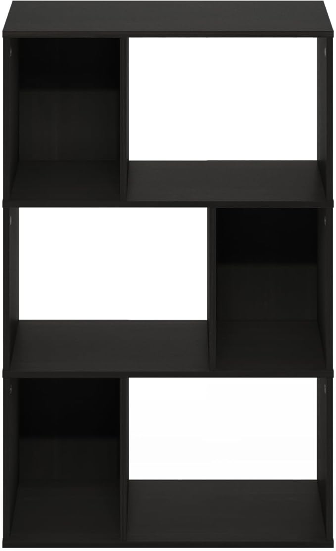 Furinno DALY Book Shelf, 6-Cube Bookshelf, Cube Storage Organizer Bookcase