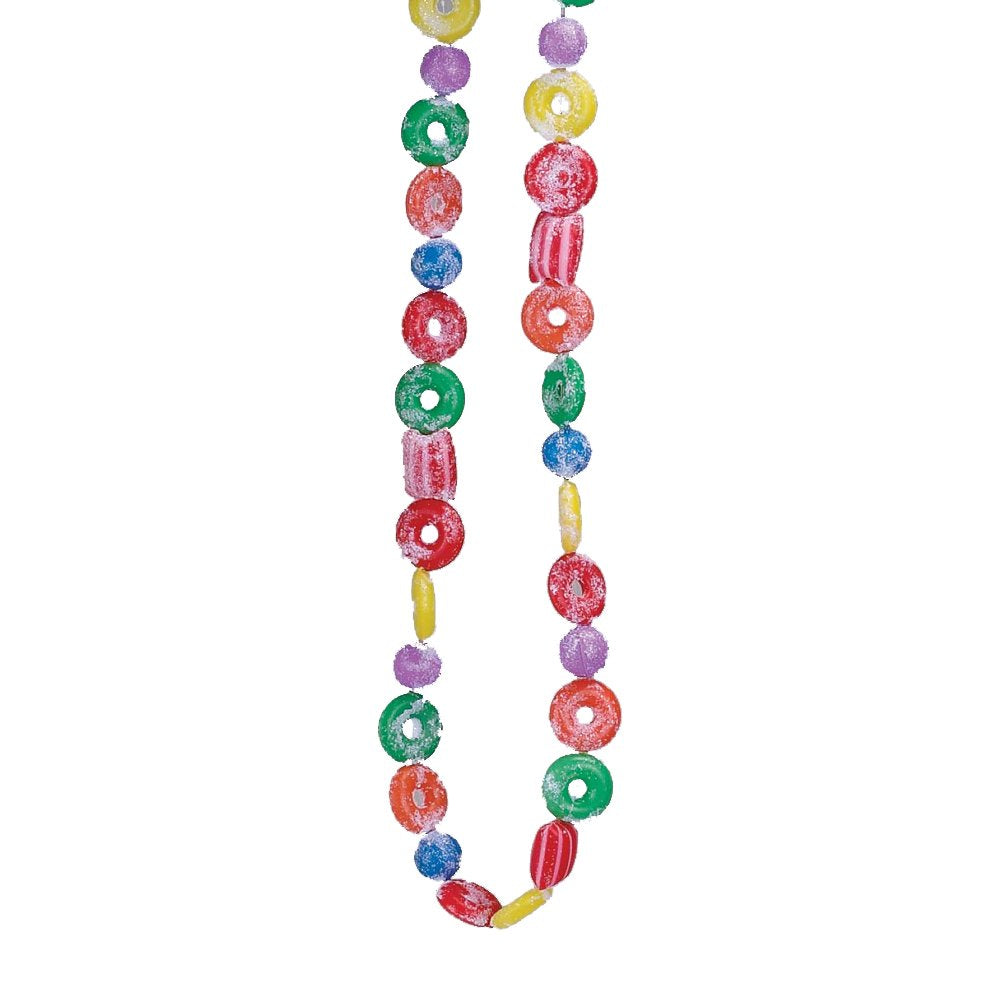 Kurt Adler H1737 6-Foot Plastic Glittered Life Saver, Ball, and Candy Garland for Christmas