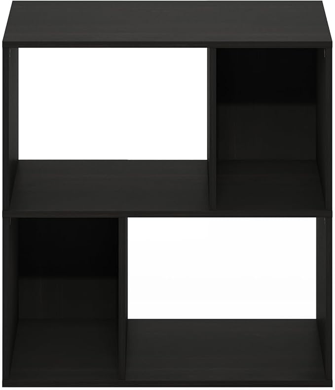 Furinno DALY Book Shelf, 4-Cube Bookshelf, Cube Storage Organizer Bookcase