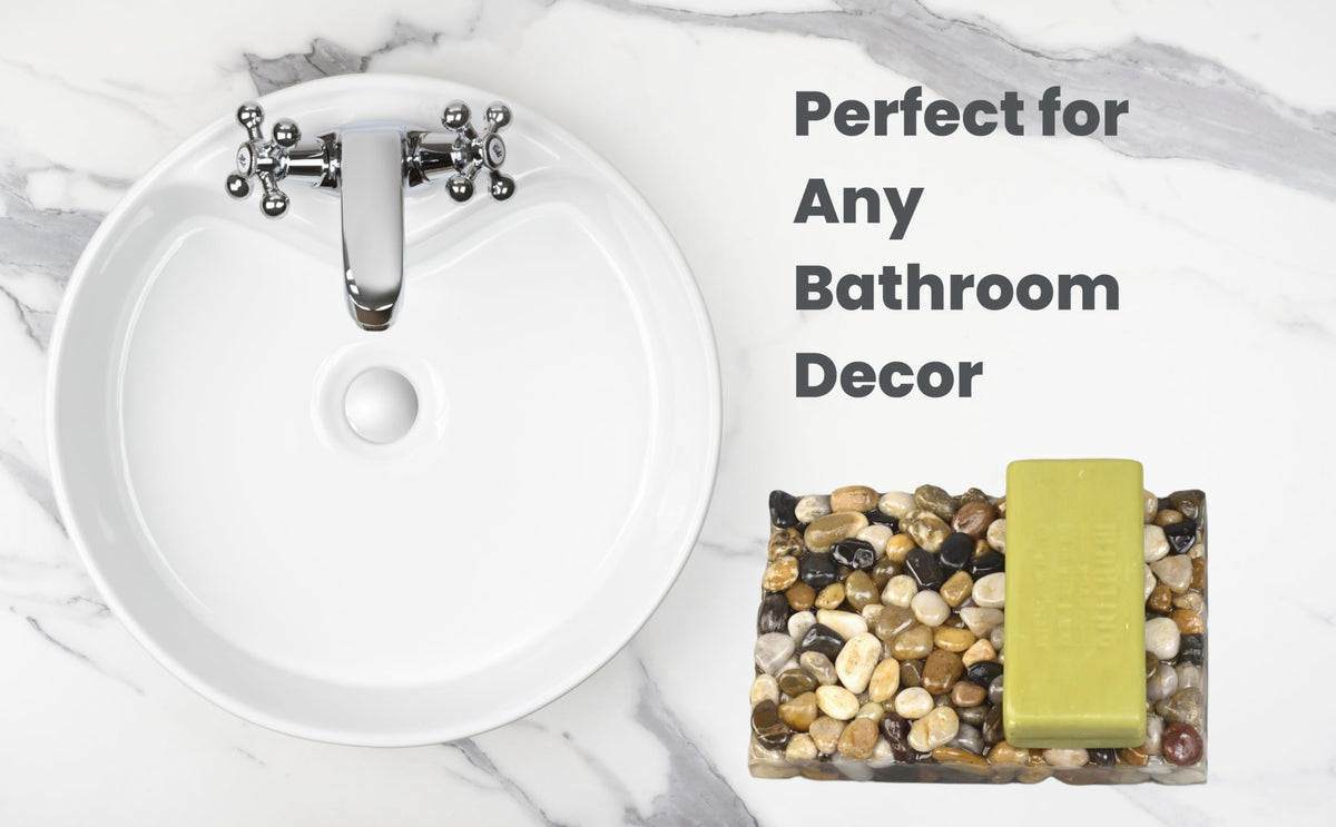 Soap Dish for Bar Soap, Decorative Soap Dish for Shower, Soap Bar Holder for Bathroom Sink, Soap Holder Soap Tray