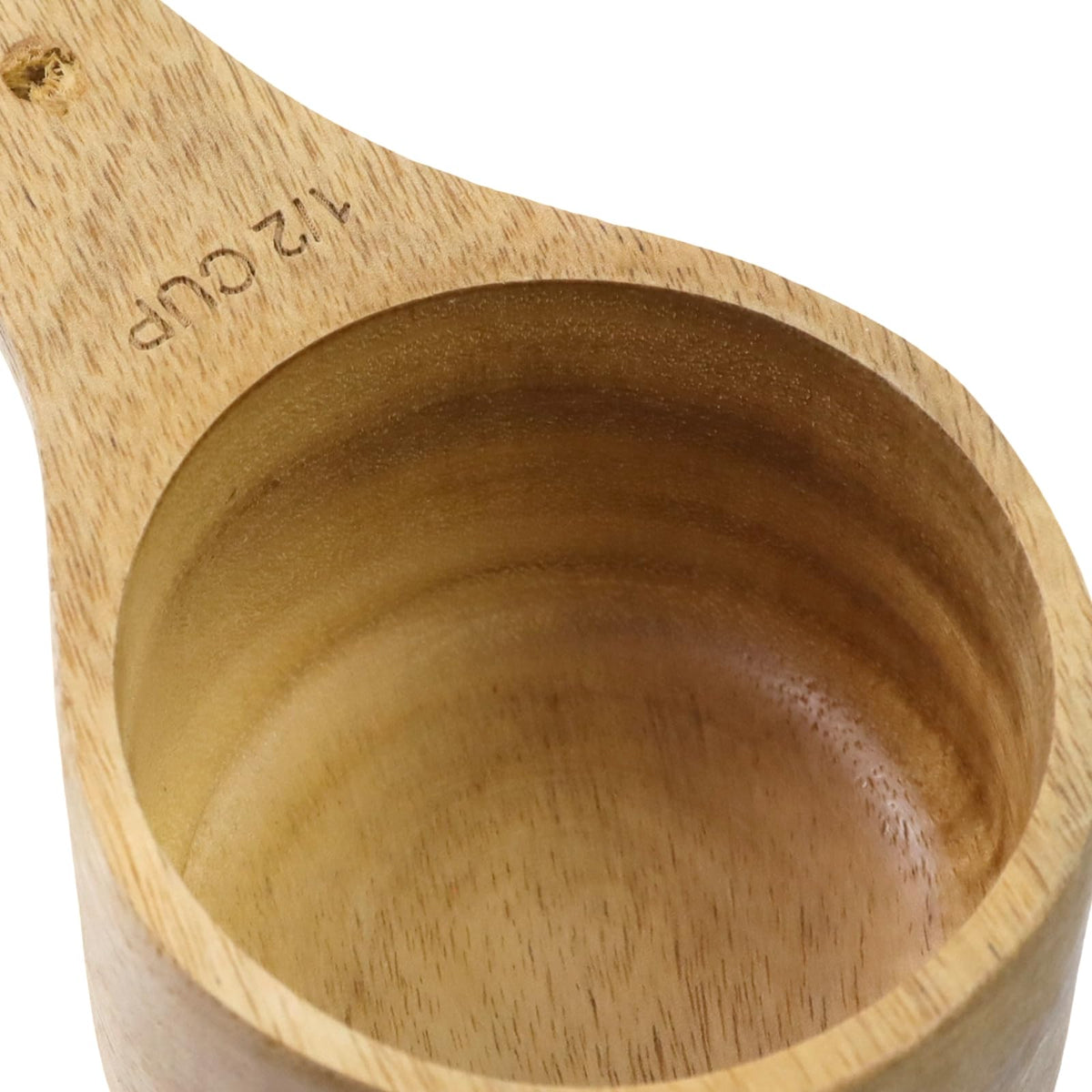 Tighall Wooden Coffee Ground Spoon Kit, Multipurpose Bath Salt Scoop, Measuring for Ground Beans, Tea or Rice, Handmade Beech Scoop(4 Pack, Beech-1/4+1/3+1/2+1)