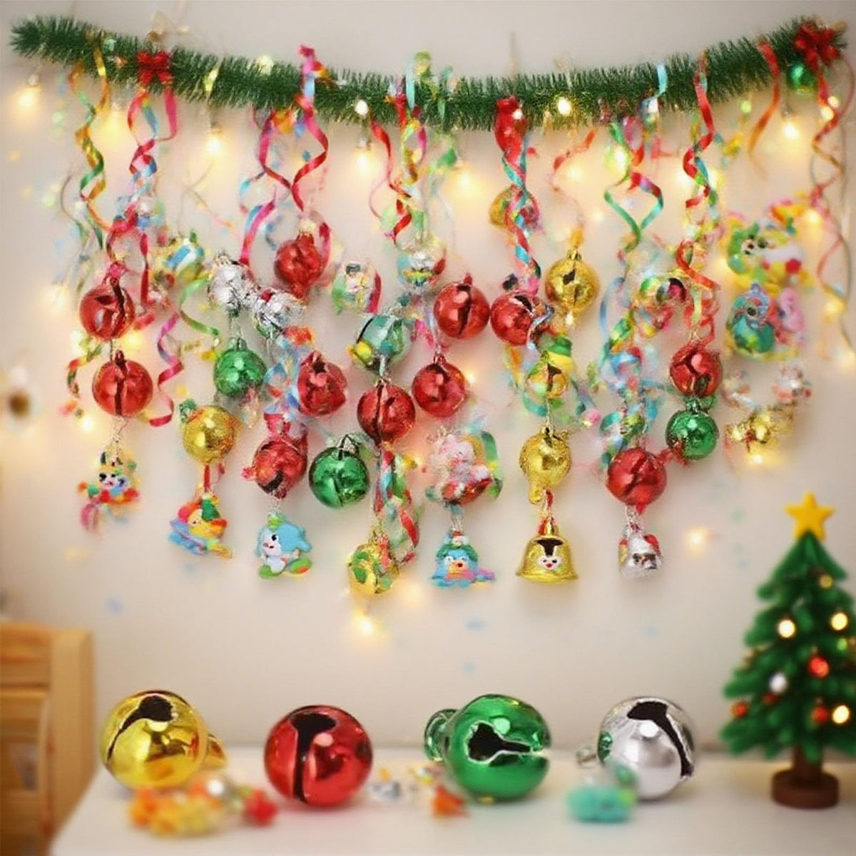 240PCS/0.24IN Small Bells for Crafts Mini Craft Bells with Jingle Sound Perfect for DIY and Christmas Home Decorations