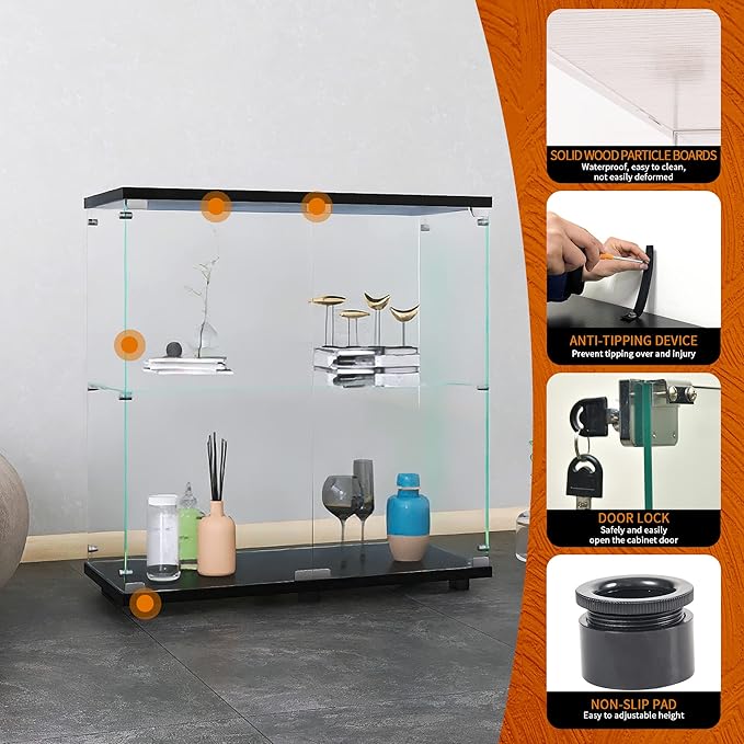 Beauty4U Glass Display Cabinet