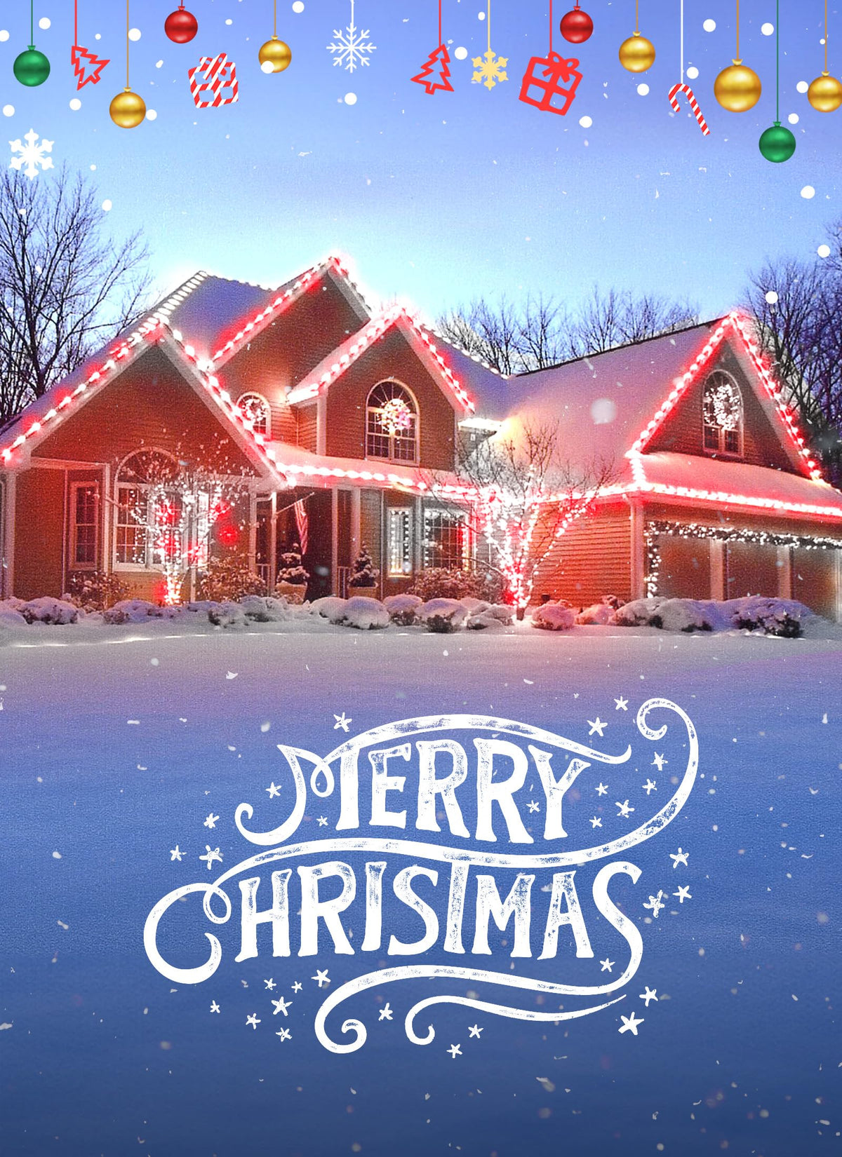 C9 Led Christmas String Lights, 68 Ft 100 LED Strawberry Roof Lights with 100 All in One Clips, Commercial Grade Waterproof Extendable for Indoor Outdoor Roofline Home Xmas Decor, Red & Pure White