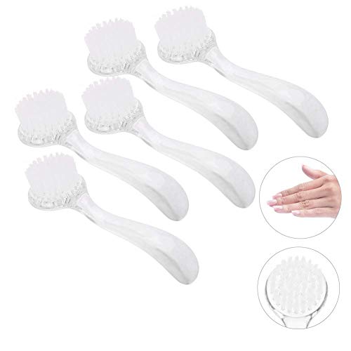5pcs Soft Nail Dust Cleaning Brush Acrylic Gel Nail Art Powder Removal Brushes