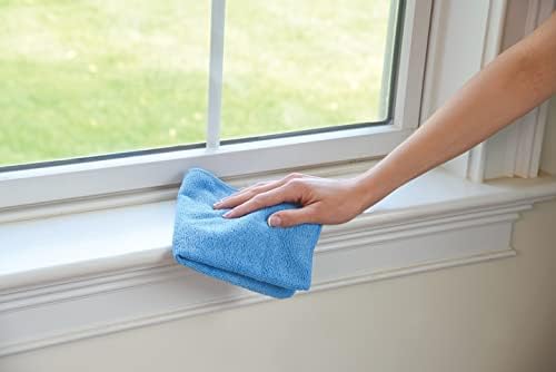 Quickie Microfiber Cleaning Cloth 14 X 14 inch, 12 Pack, All-Purpose Towel/Wiper