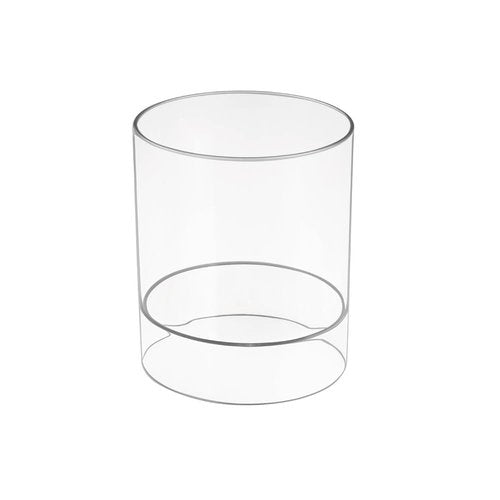 iDesign Hair Accessories Organizer Canister, The Clarity Collection – 6" x 6" x 7", Clear