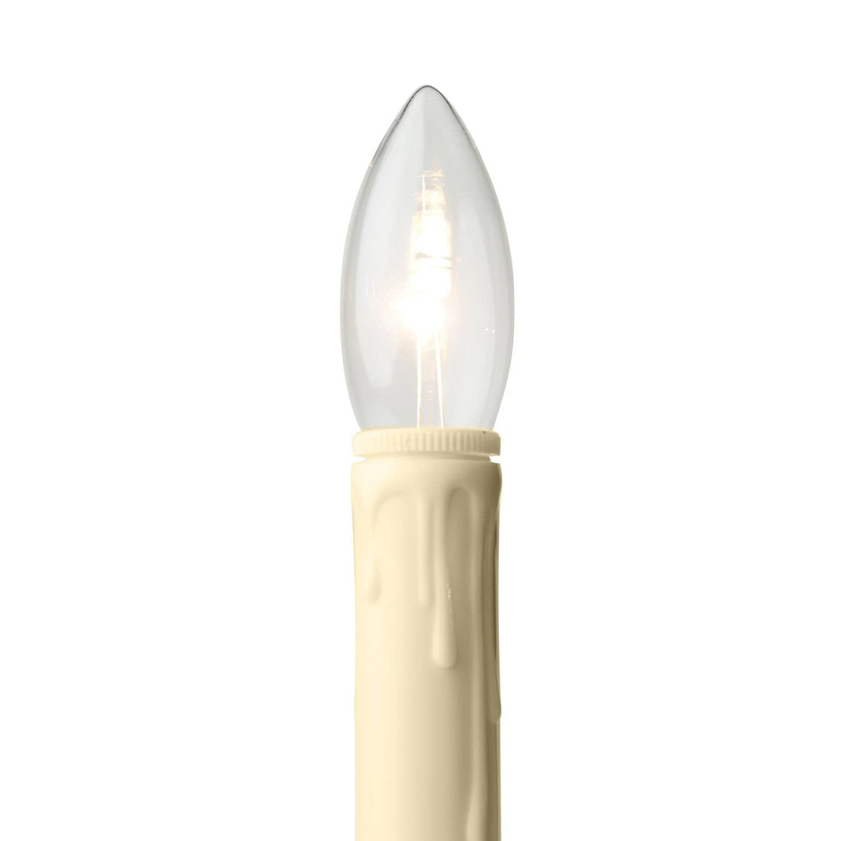 Celestial Lights Set of Four Battery Operated Remote Programmable Window Hugger Candle for Narrow Window Sills Daily Timer Choose 6, 8, or 10 Hours Flicker or Steady (Brass)