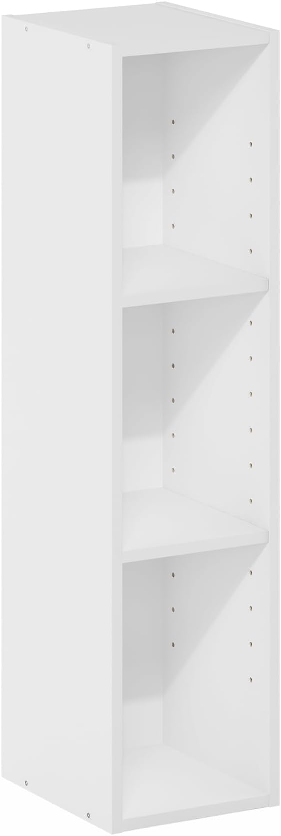 Furinno Fulda Book Shelf, 3-Tier Narrow Bookshelf, Bookcase