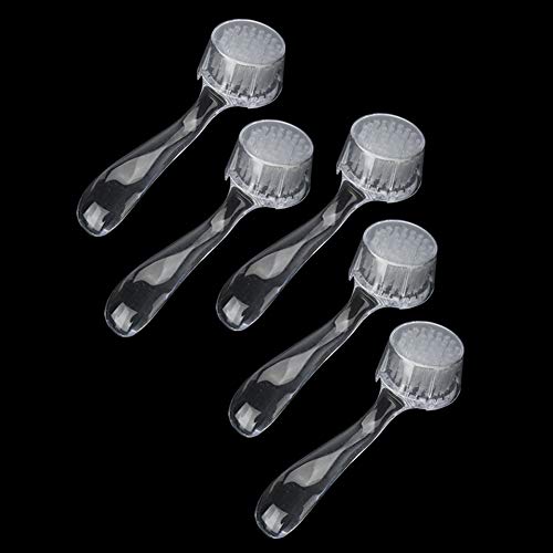 5pcs Soft Nail Dust Cleaning Brush Acrylic Gel Nail Art Powder Removal Brushes