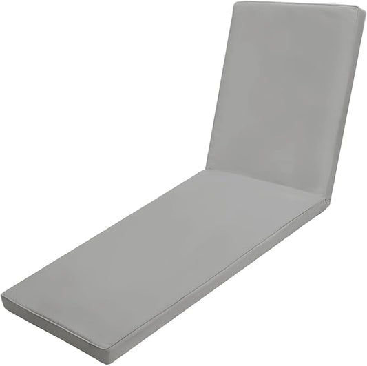 Outdoor Chaise Lounge Cushions for Patio, Waterproof Replacement Seat Cushions