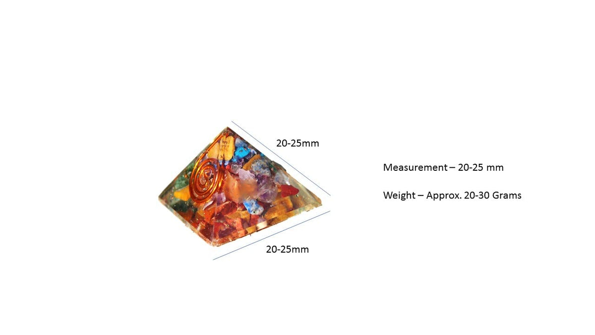 Jet New Chakra Single Baby Pyramid 20-25 mm Free Booklet Crystal Therapy Chokurei X-mas Crystal Gemstones Rare Unique Image is JUST A Reference.