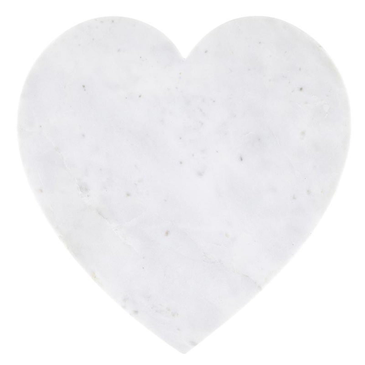 Santa Barbara Design Studio Christmas Charcuterie Boards for Cheese, Meat, and Fruit Marble Serving Tray, 12" W x 12" H x 0.5" D, Heart