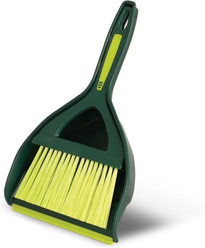 Pine-Sol Mini Dustpan and Brush Set | Nesting Snap-On Design | Portable