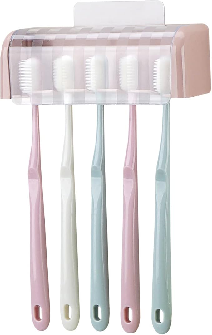 5 Slots Wall Mount Toothbrush Holder