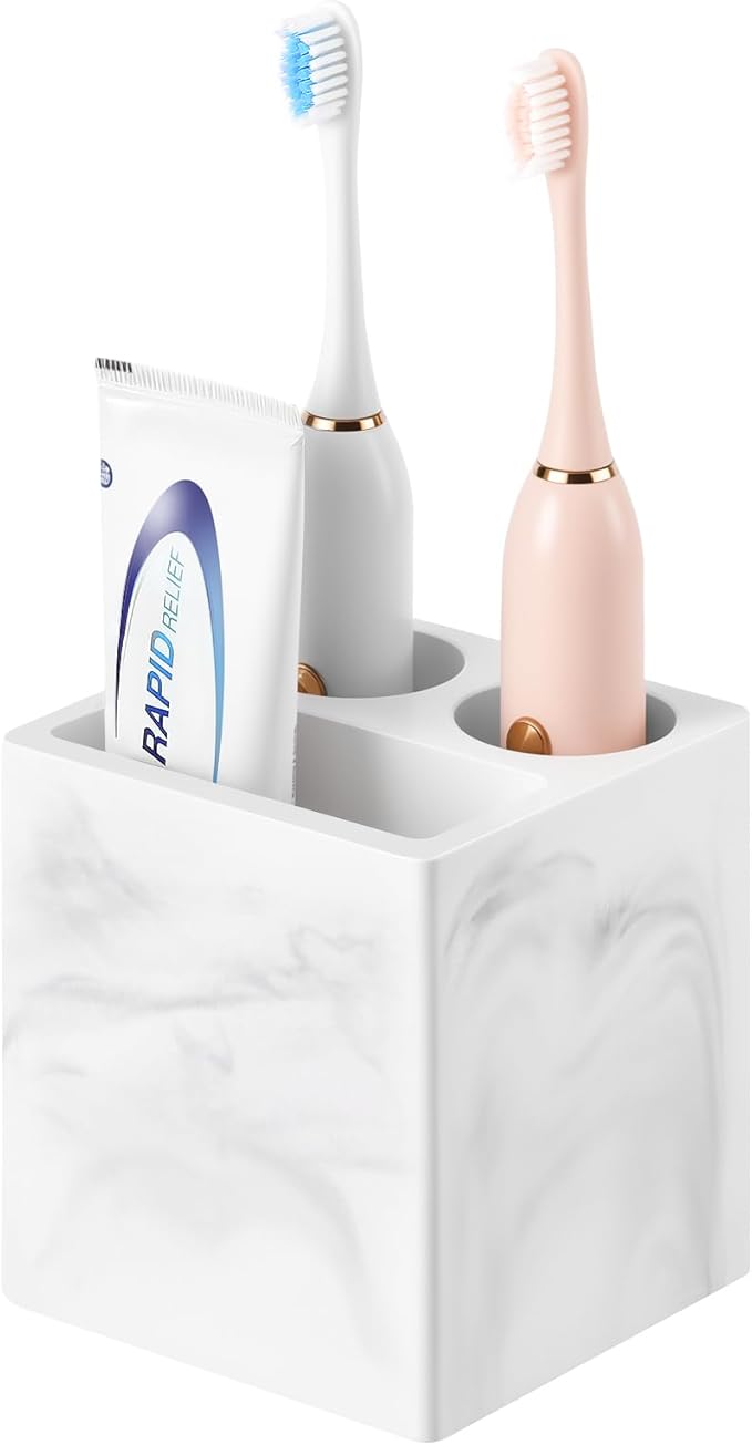 Luxspire Toothbrush Holder, 3 Slots Fast Drying Tooth Brush Holder