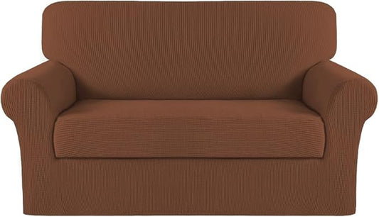 Turquoize Stretch Sofa Slipcover 2 Pieces Sofa Cover Couch Cover