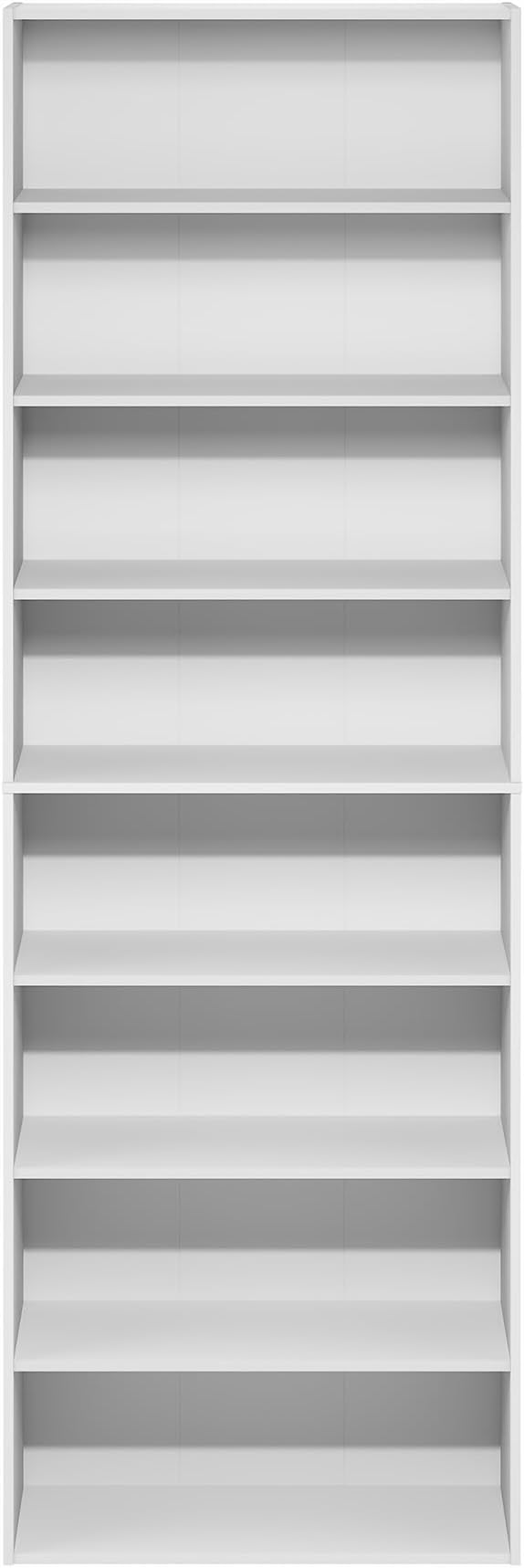 Furinno Basic Book Shelf, 8-Tier Bookcase