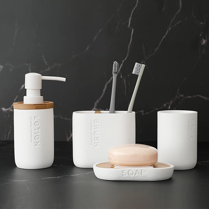 Toothbrush Holders Bamboo Electric Toothbrush Holder Bathroom Storage Organizer