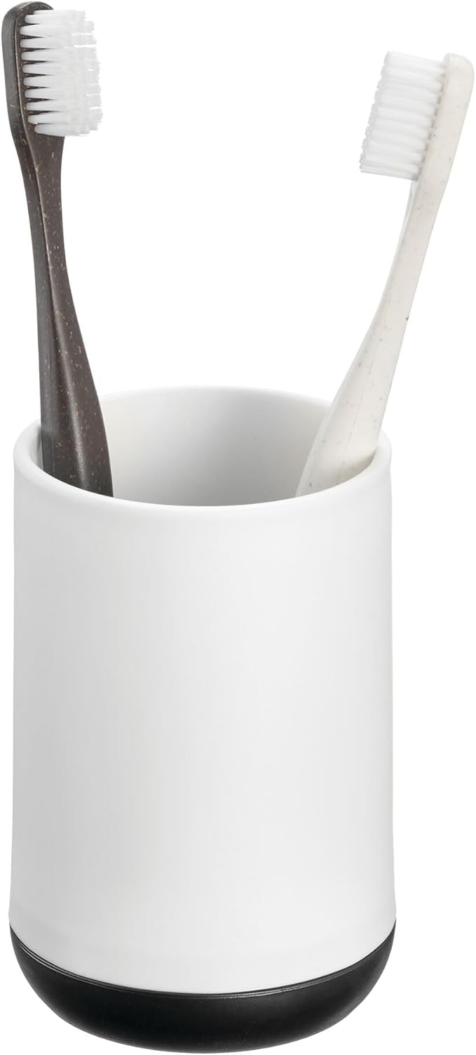 iDesign Toothbrush Holder with 3 Divided Sections