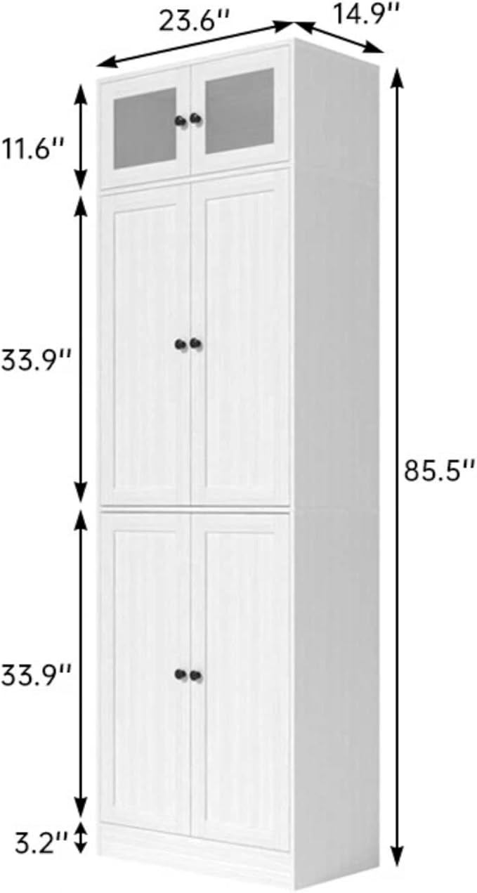 TUSY 85.5" Modern Tall Bookcase