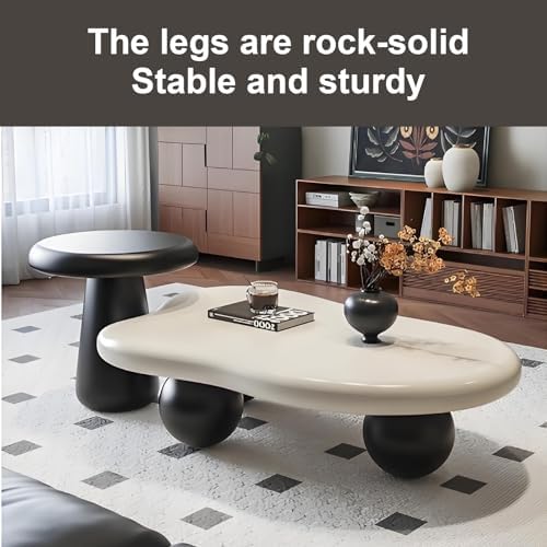 Eco-Friendly Vintage Cream Coffee Table