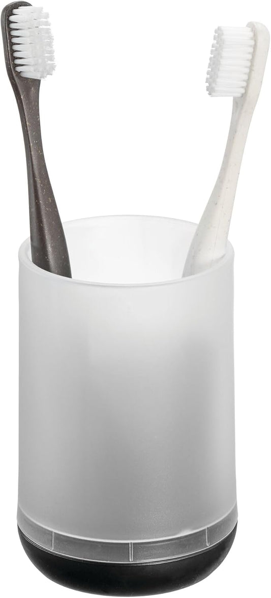 iDesign Toothbrush Holder with 3 Divided Sections