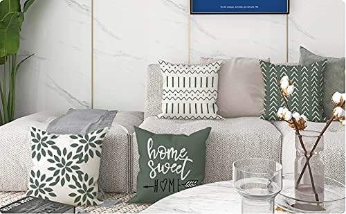 YCOLL Pillow Covers 16x16 Set of 4, Modern Sofa Throw Pillow Cover, Decorative