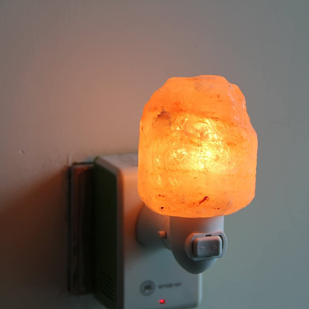 pursalt USB Himalayan Salt Lamp Night Light with Remote Control Bundled Salt Lamp Night Light 2 Pack Set
