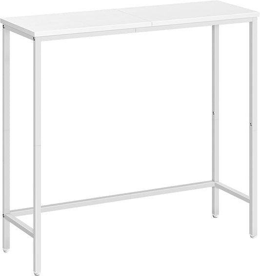 HOOBRO Narrow Console Table, 29.5" Small Entryway Table, Thin Sofa Table