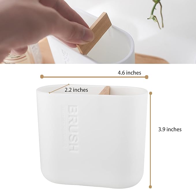 Toothbrush Holders Bamboo Electric Toothbrush Holder Bathroom Storage Organizer