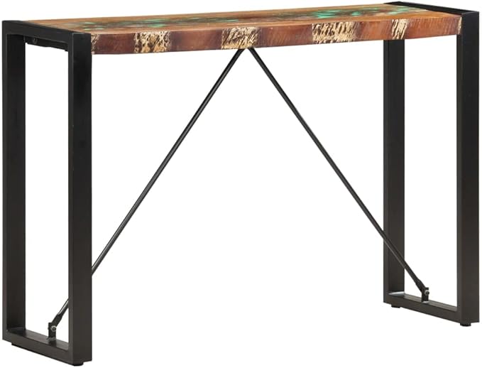 SKM Console Table 110x35x76 cm Solid Reclaimed Wood