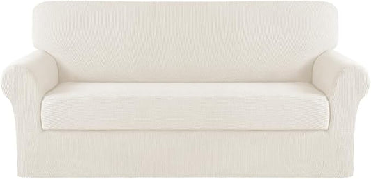 Turquoize Stretch Sofa Slipcover 2 Pieces Sofa Cover Couch Cover