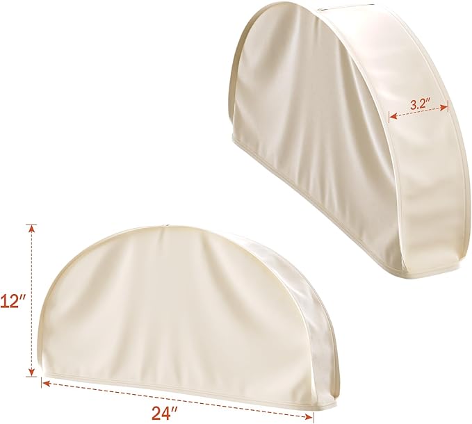 Univivi 12 Inch Satin Shoulder Covers