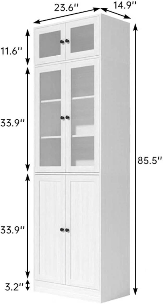 TUSY 85.5" Modern Tall Bookcase