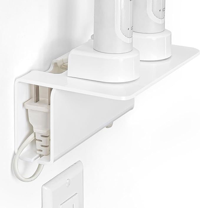 OAPRIRE Electric Toothbrush Holder Wall Mounted, Acrylic Electric Toothbrush