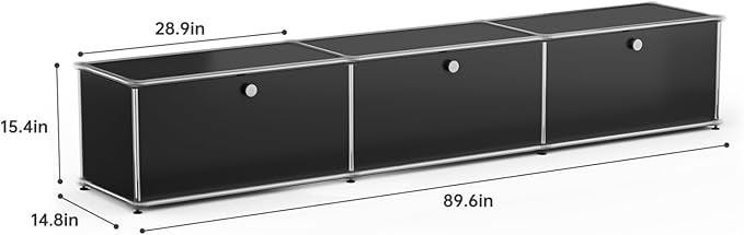 Modern Storage Cabinet Versatile Free-Standing Organizer