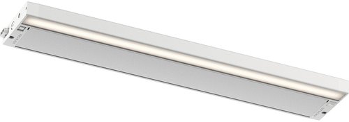 Kichler 6U Series 22" 120V LED Under Cabinet Light in White, 2700K, (22" L x 4.25" W x 1" H), 6UCSK22WHT