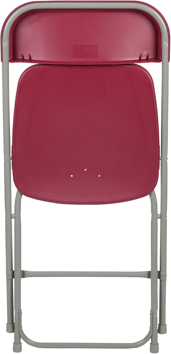 Hercules Series Plastic Folding Chair Red