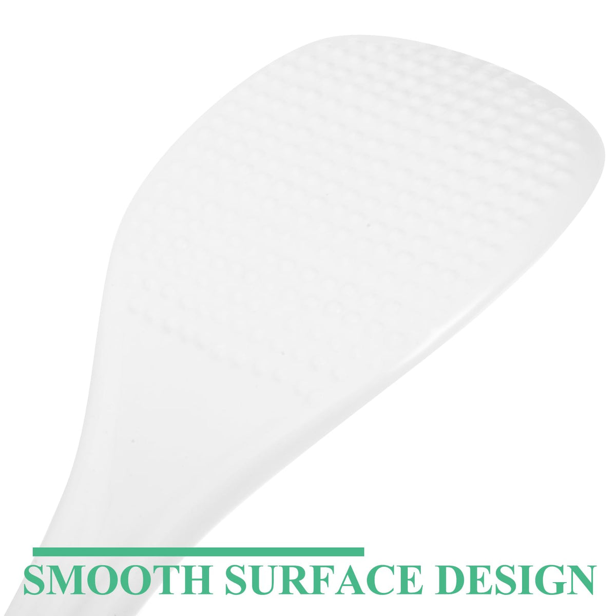 VOSAREA 2pcs Rice Spoons Ceramic Rice Paddles Non-stick Rice Serving Spoon Rice Potato Food Server Spatula Rice Scooper Kitchen Tool Rice Cooker Spoons Cooker Scoops