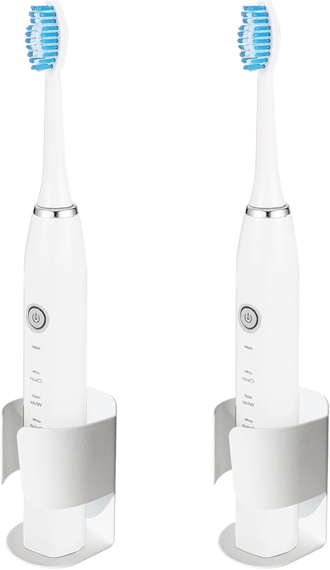 Electric Toothbrush Holder Wall Mount, 304 Stainless Steel Self-Adhesive