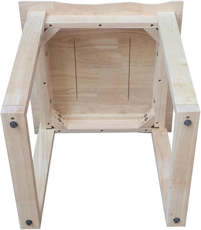 International Concepts Live Edge Solid Wood End Table
