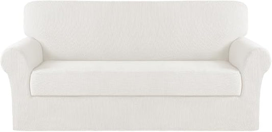 Turquoize Stretch Sofa Slipcover 2 Pieces Sofa Cover Couch Cover