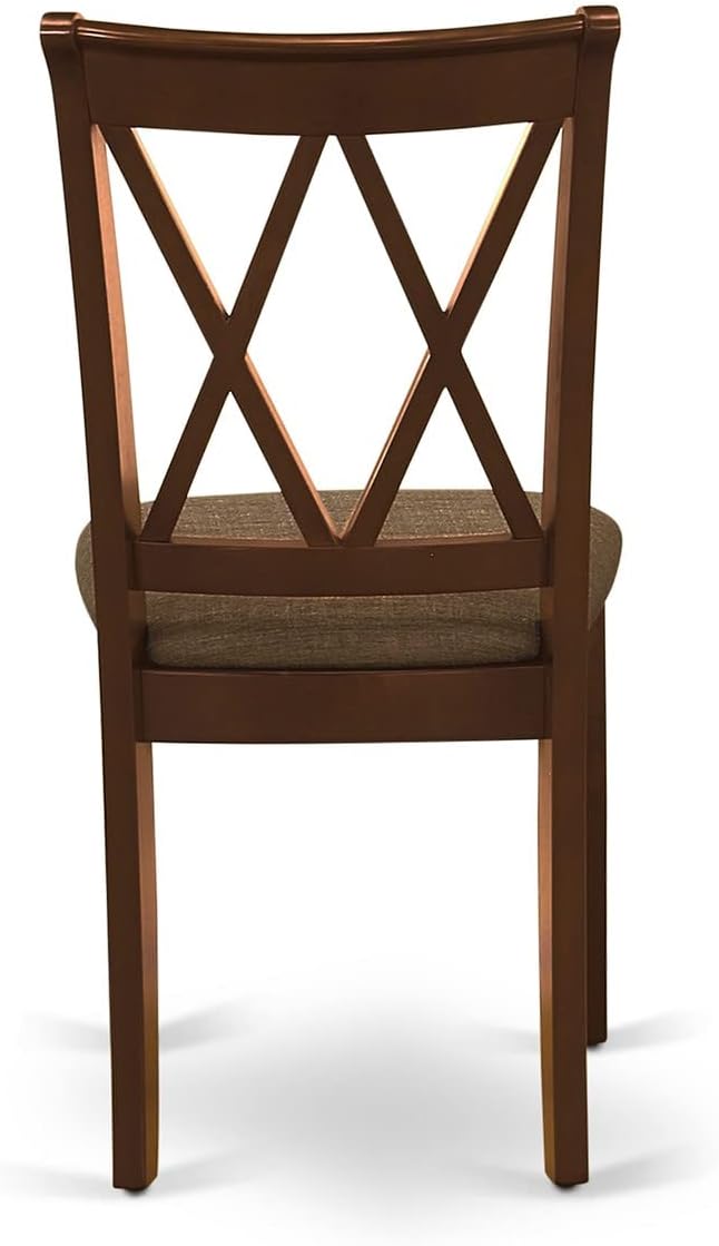 East West Furniture CLC-MAH-C Clarksville Dinette Chairs