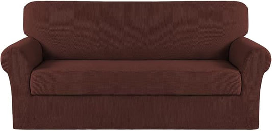 Turquoize Stretch Sofa Slipcover 2 Pieces Sofa Cover Couch Cover