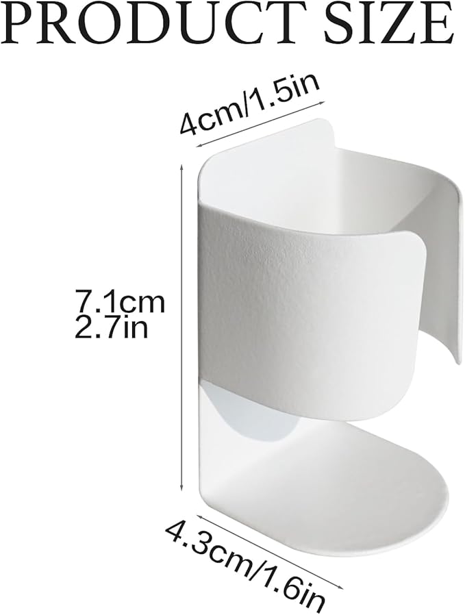 Electric Toothbrush Holder Wall Mount, 304 Stainless Steel Self-Adhesive