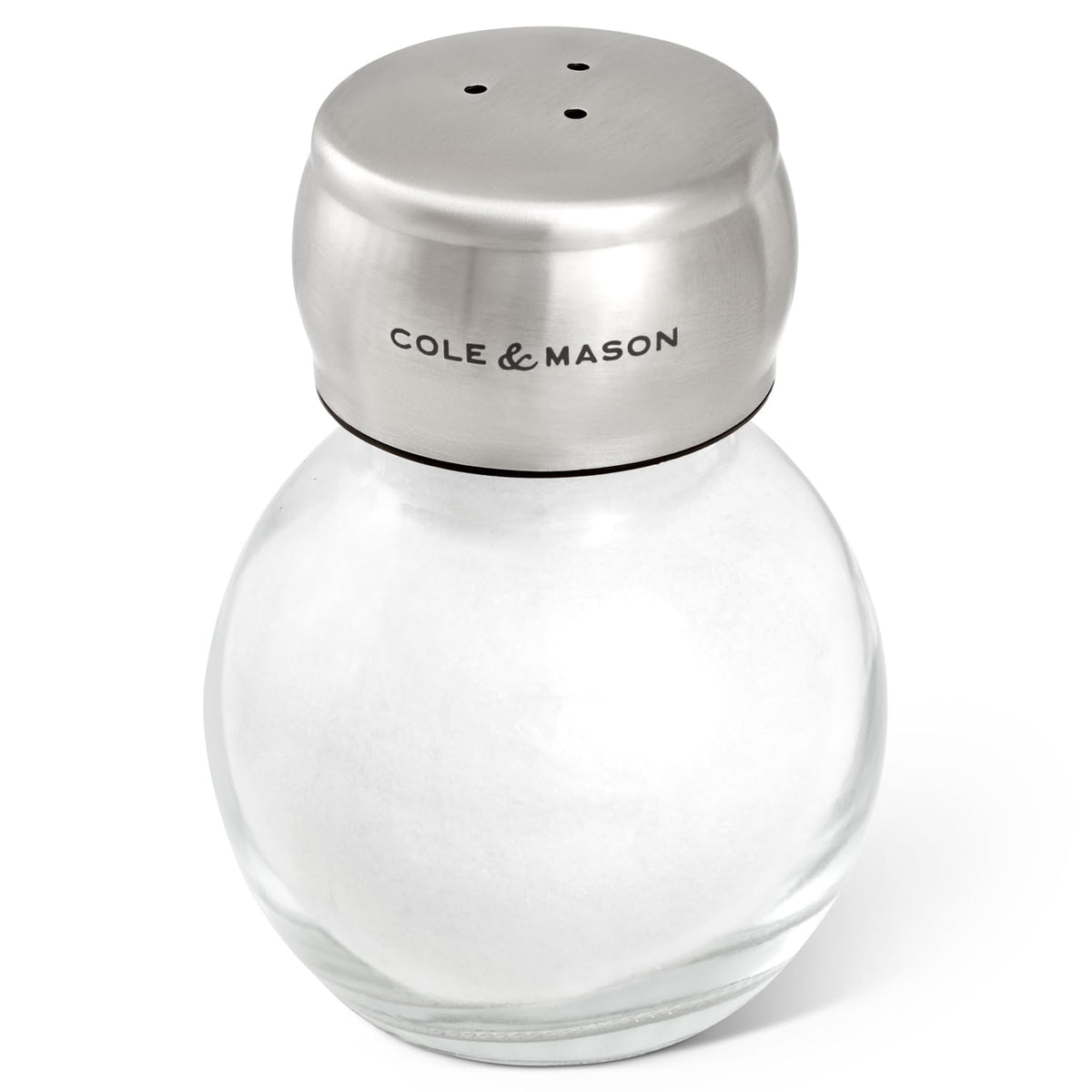 Cole & Mason Darlington Salt & Pepper Shaker Gift Set - Salt and Pepper Shakers - Home & Kitchen Accessories - Kitchen Essentials - Acrylic & Stainless Steel Shaker Set