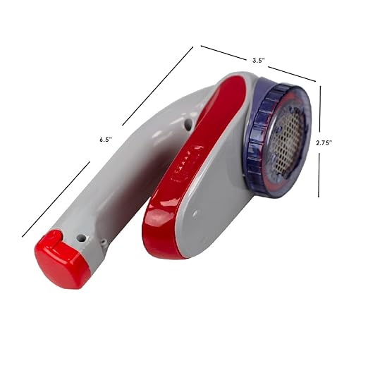 Large Battery Operated Portable Lint and Fuzz Remover Fabric Shaver