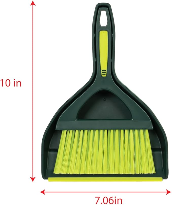 Pine-Sol Mini Dustpan and Brush Set | Nesting Snap-On Design | Portable